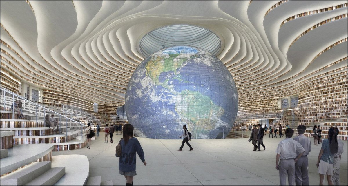 Cina Tianjin Binhai Library La Piu Grande Biblioteca Del Mondo Art And Travels - biblioteca roblox