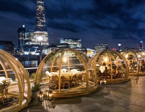 Londra: cenare in una bolla sul Tamigi è un’esperienza indimenticabile